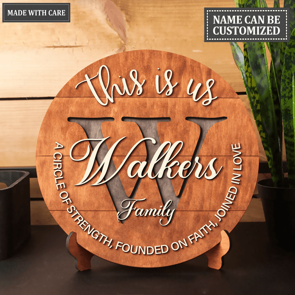 This Is Us Personalized Wood Pallet Sign