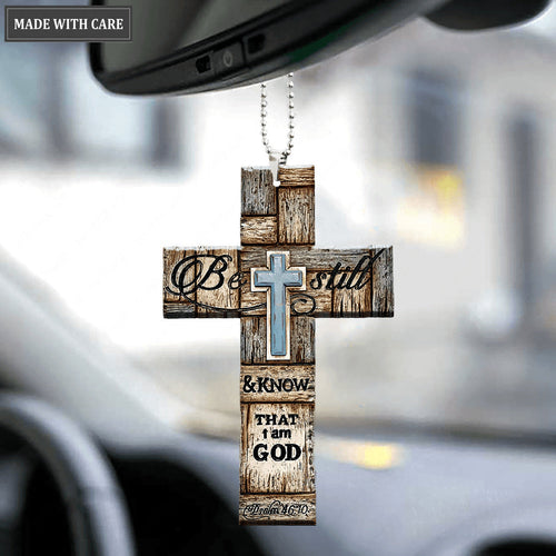 Be Still And Know Cross Ornament