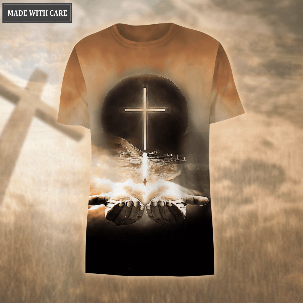 Cross Jesus Hand Walk By Faith Not By Sight Hoodie