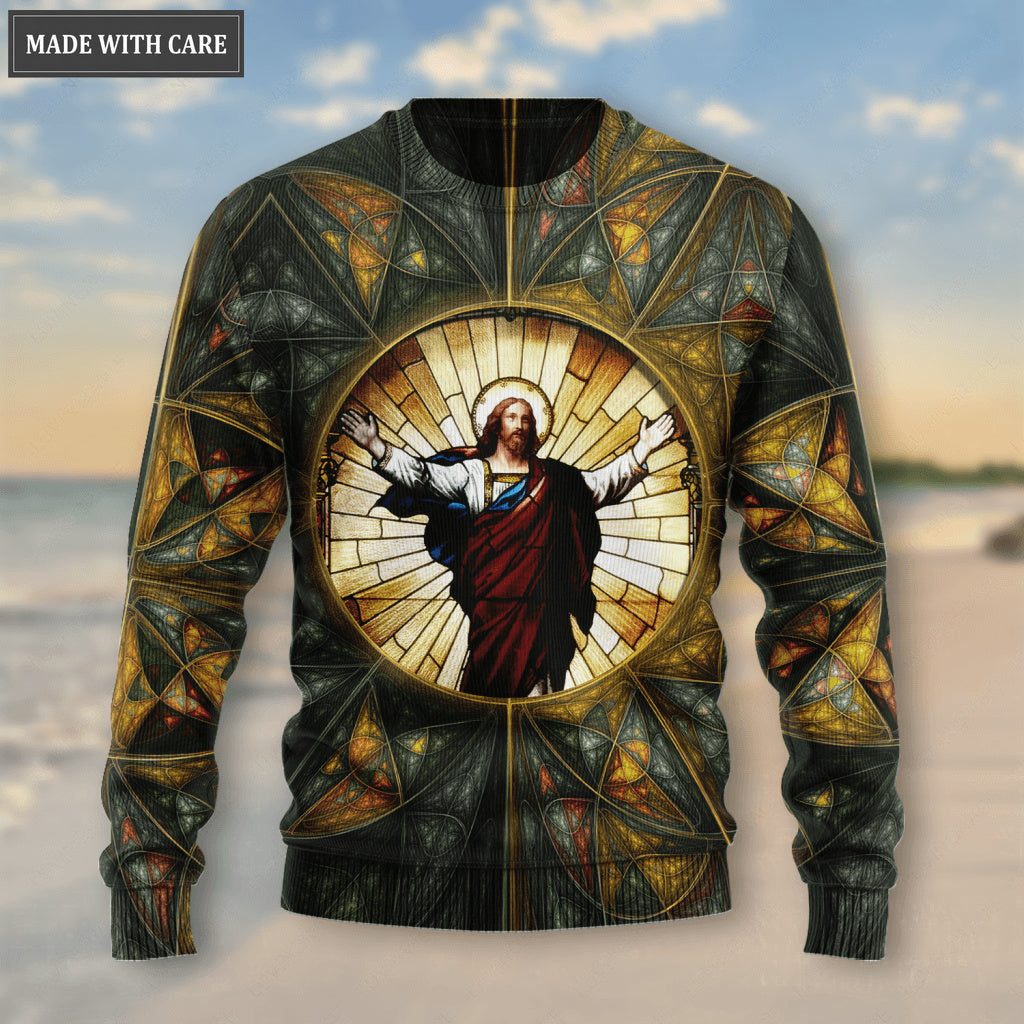 Vintage Jesus Let Your Faith Be Bigger Than Your Fear Wool Sweatshirt