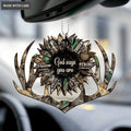 Camo Antler And Sunflower God Says You Are Ornament