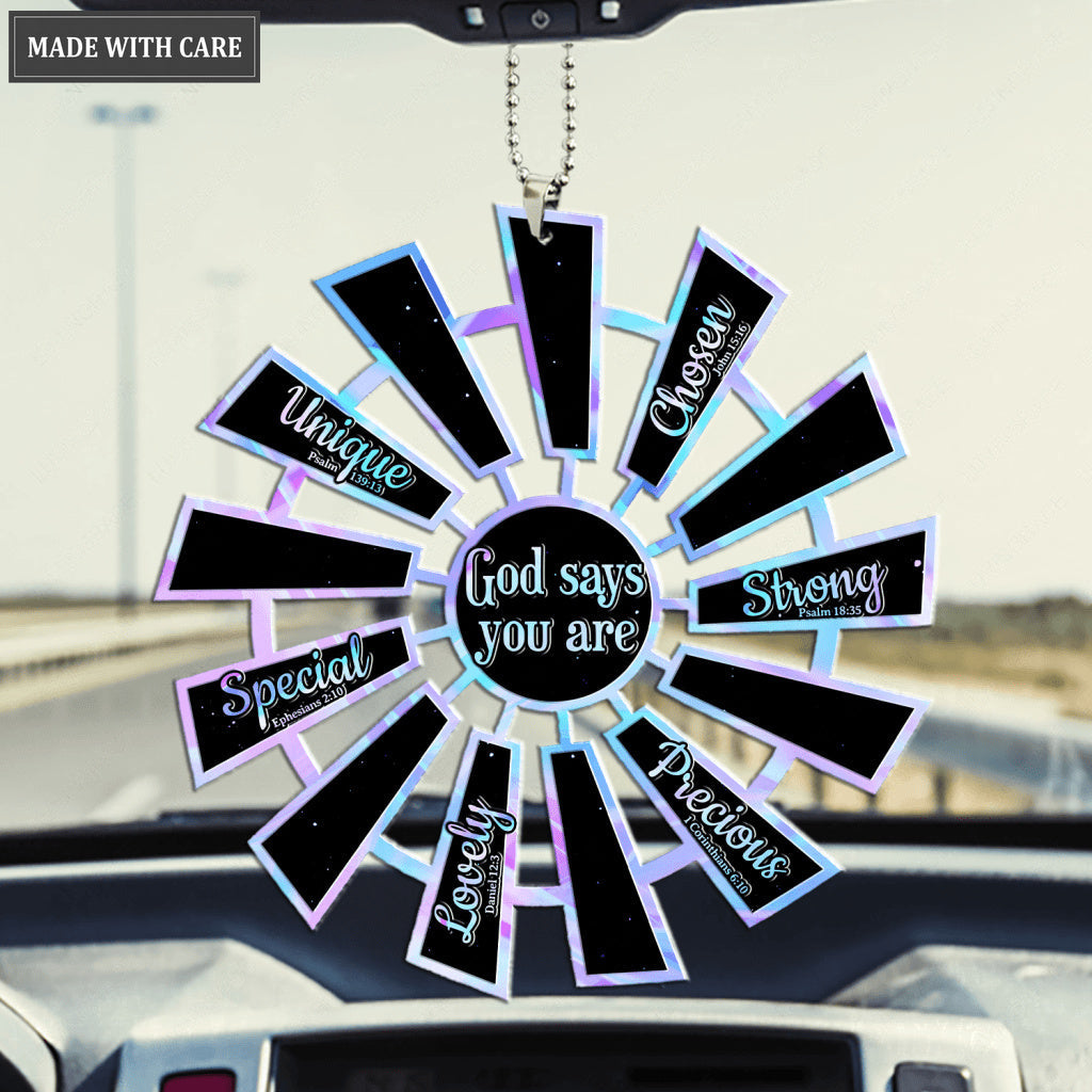 Hologram Windmill God Says You Are Ornament