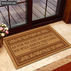 As For Me And My House Doormat