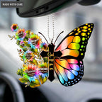 Christian Butterfly With Flower Ornament