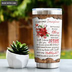 Cardinal And Cross By The Glory Personalized Tumbler