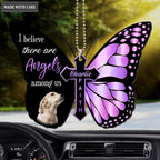 Dog Angels Among Us Memorial Personalized Ornament