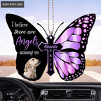 Dog Angels Among Us Memorial Personalized Ornament