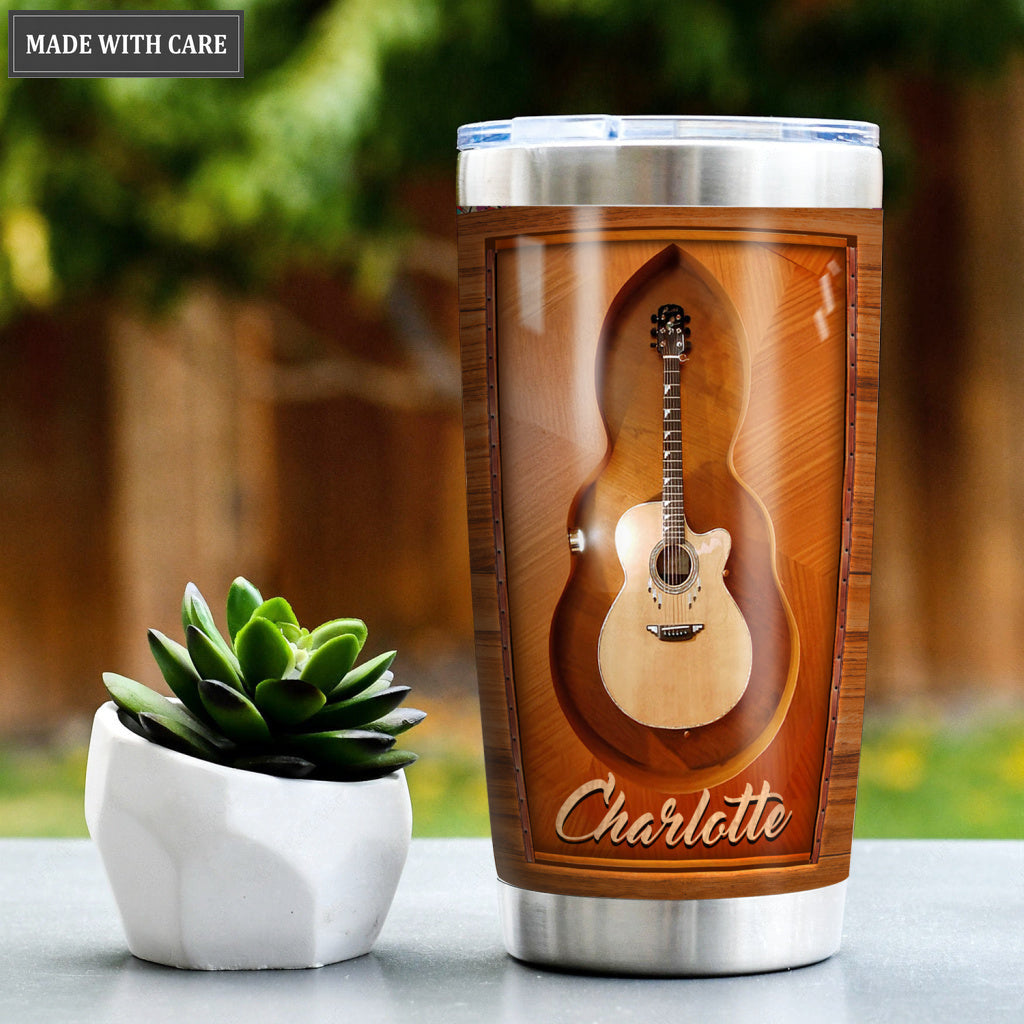 Guitar The Lord Is My Strength Personalized Tumbler