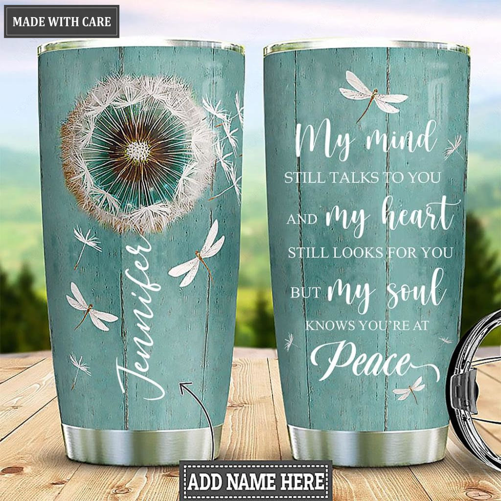 Dandelion My Mind Personalized Tumbler