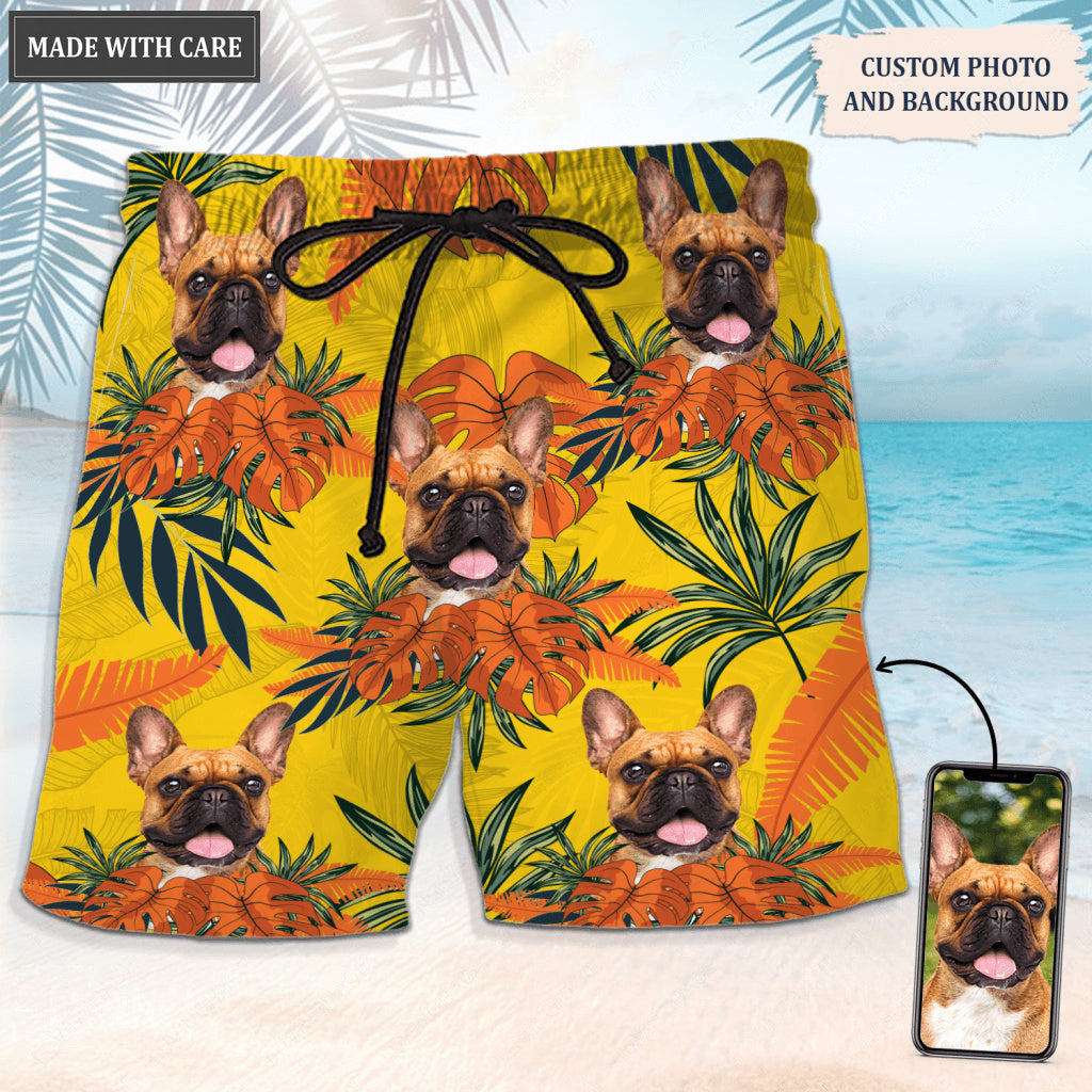 Tropical Summer Hawaii Upload Image Family, Dog, Cat - Personalized Custom Unisex Hawaiian Shirt