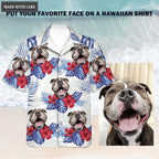 Tropical Summer Hawaii Upload Image Family, Dog, Cat - Personalized Custom Unisex Hawaiian Shirt