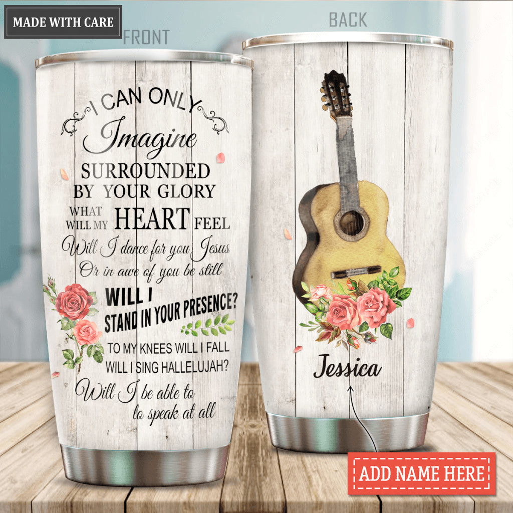Guitar Surrounded By Glory Customized Tumbler
