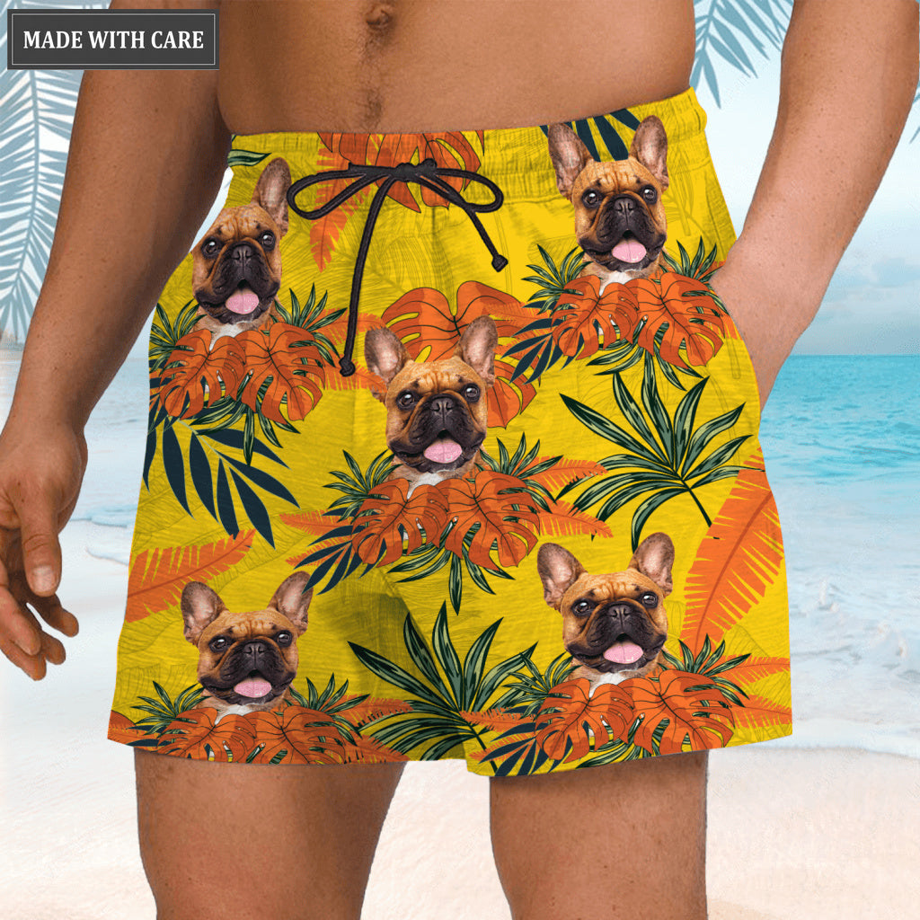 Tropical Summer Hawaii Upload Image Family, Dog, Cat - Personalized Custom Unisex Hawaiian Shirt