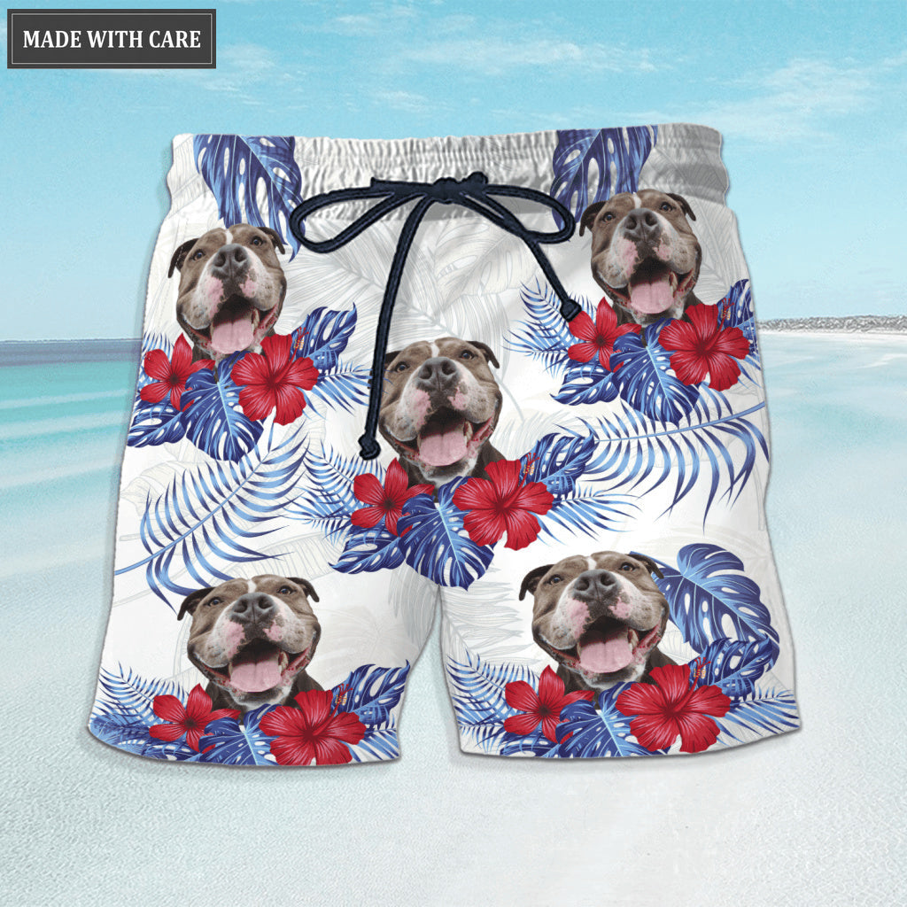 Tropical Summer Hawaii Upload Image Family, Dog, Cat - Personalized Custom Unisex Hawaiian Shirt
