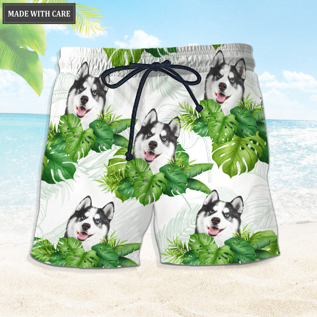 Tropical Summer Hawaii Upload Image Family, Dog, Cat - Personalized Custom Unisex Hawaiian Shirt