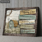 I Can Face Tomorrow Vintage Farm Wall Art