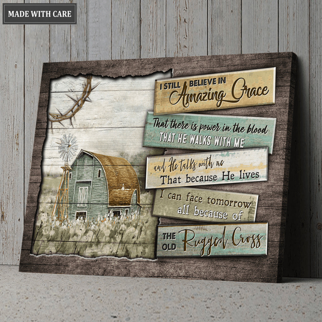 I Can Face Tomorrow Vintage Farm Wall Art