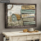 I Can Face Tomorrow Vintage Farm Wall Art