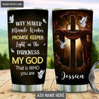 Knight Way Maker Personalized Tumbler