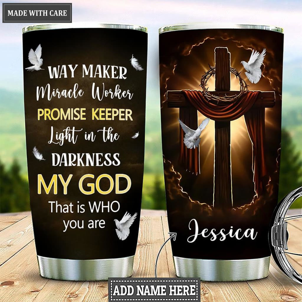 Knight Way Maker Personalized Tumbler