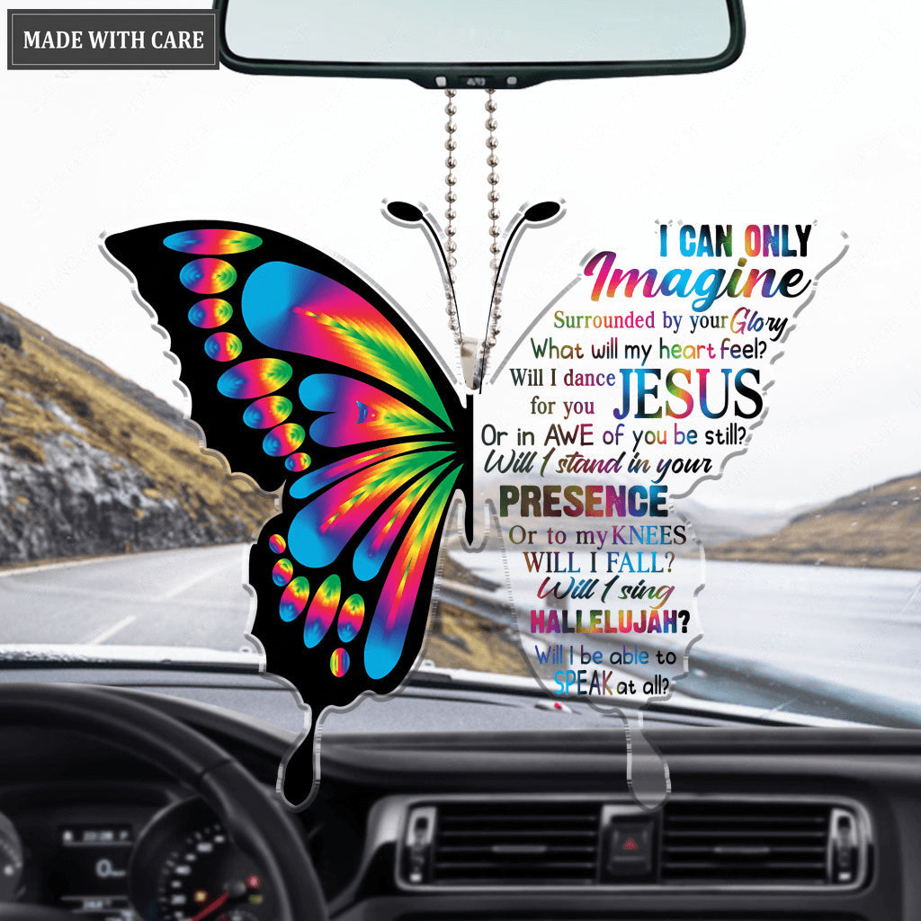 Colorful Half Butterfly By Glory Ornament