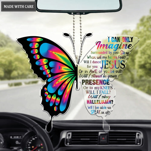 Colorful Half Butterfly By Glory Ornament