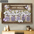 Purple Daisy Waymaker Wall Art