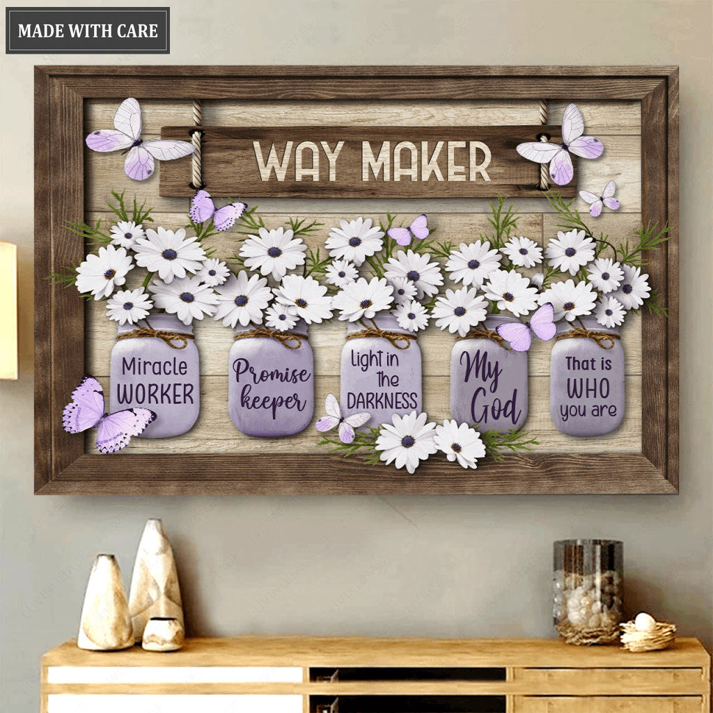 Purple Daisy Waymaker Wall Art