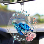 Turtle And Seashells Walk By Faith Not By Sight Ornament