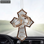 Lunvingrace M12 Wedding Anniversary God Blessed Personalized Couple Ornament