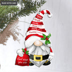 Christmas Gnome God Says You Are Ornament