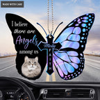 Cat Angels Among Us Memorial Personalized Ornament
