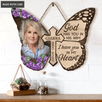 Memorial Butterfly Customized Shape Wooden Sign