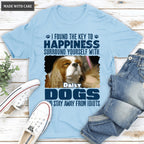 I found key to happiness - Personalized Custom Unisex T-Shirt/Hoodie