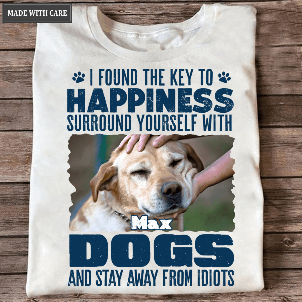 I found key to happiness - Personalized Custom Unisex T-Shirt/Hoodie