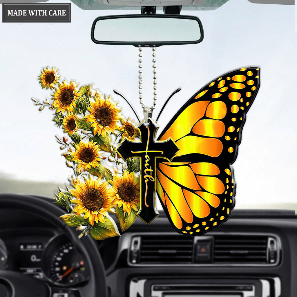 Faith Butterfly Ornament