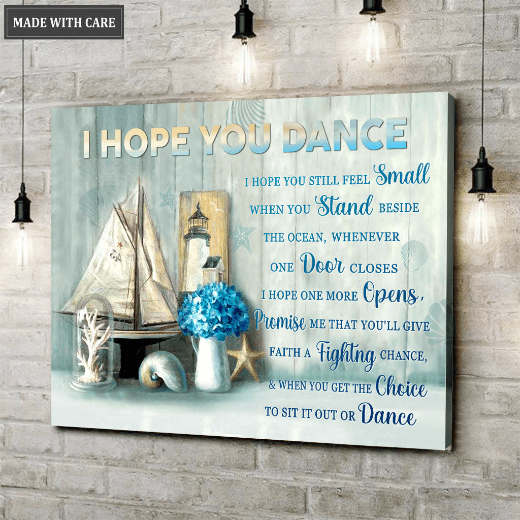 I Hope You Dance Wall Art