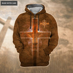 Jesus Cross Lion Let Your Faith Be Bigger Than Your Fear Hoodie