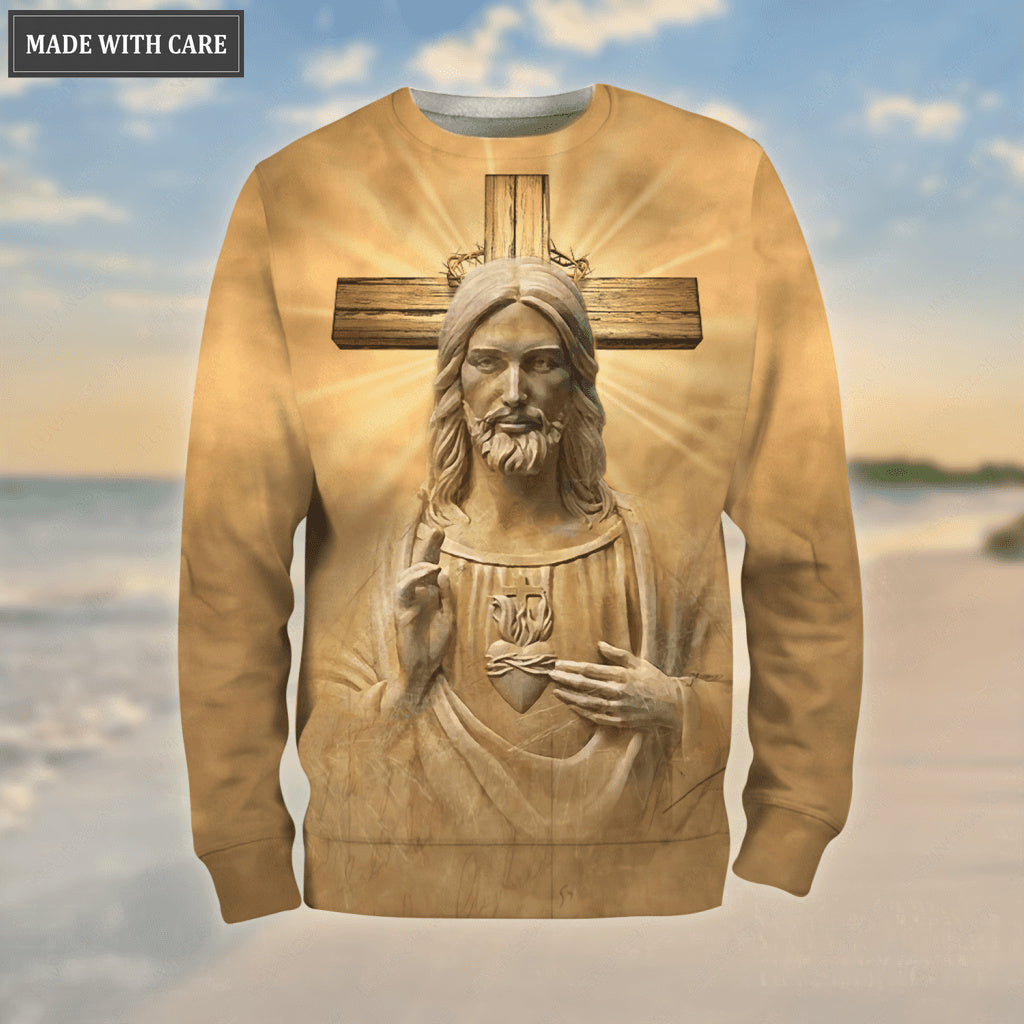Vintage Jesus Cross Trust In The Lord Hoodie