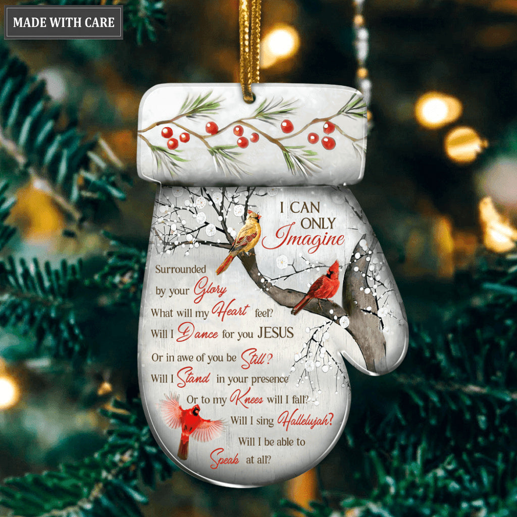 Winter Gloves Surrounded By Glory Ornament