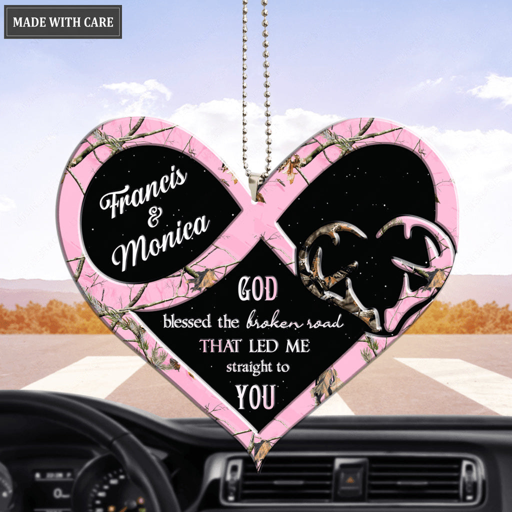 Personalized Infinity And Beyond God Blessed Ornament