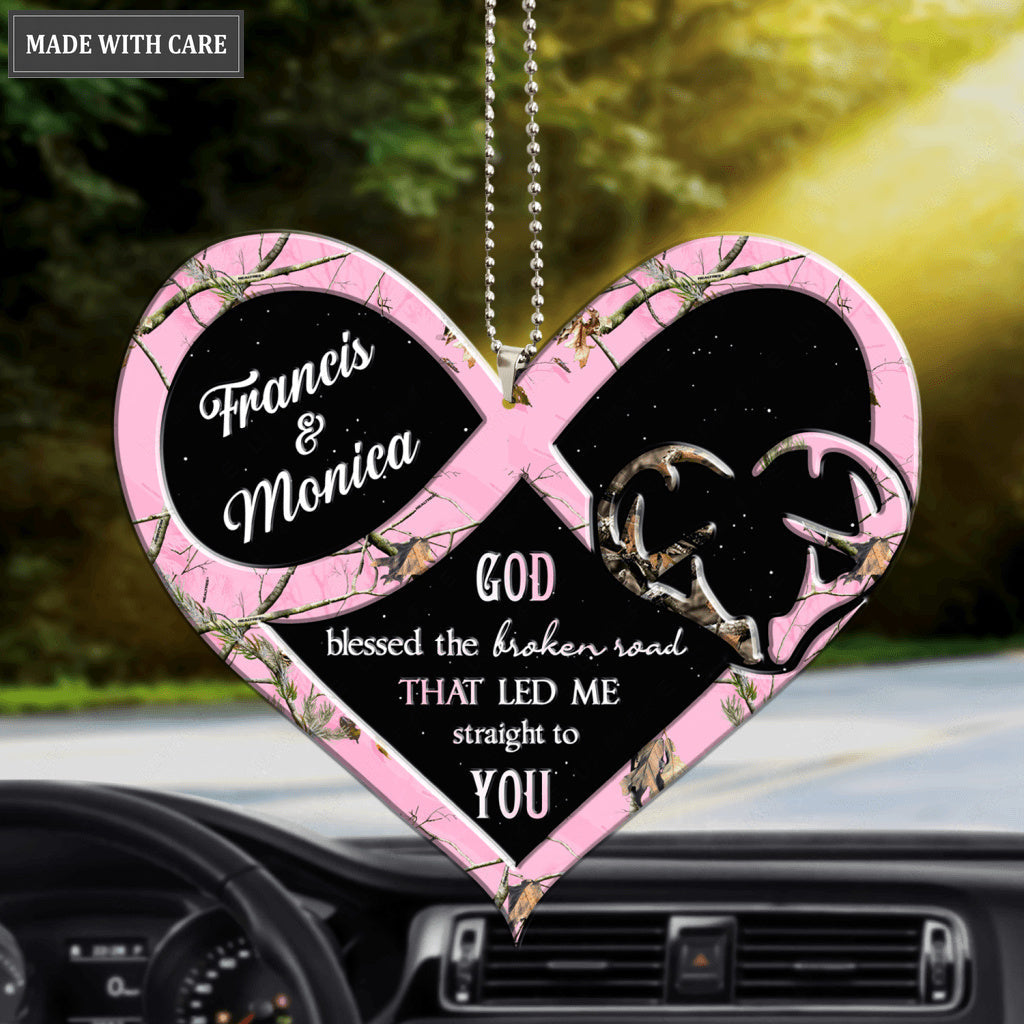 Personalized Infinity And Beyond God Blessed Ornament