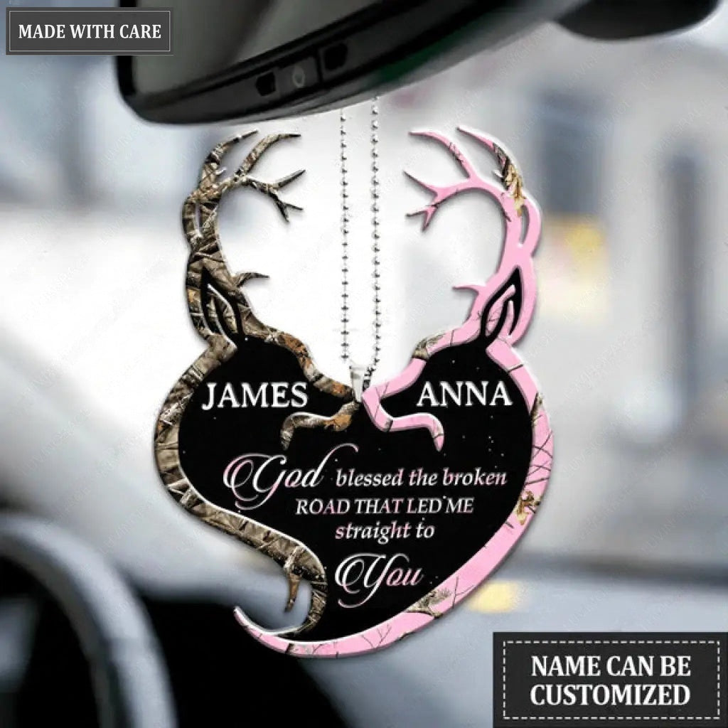 Camo Couple Buck And Doe Collection Personalized Ornament