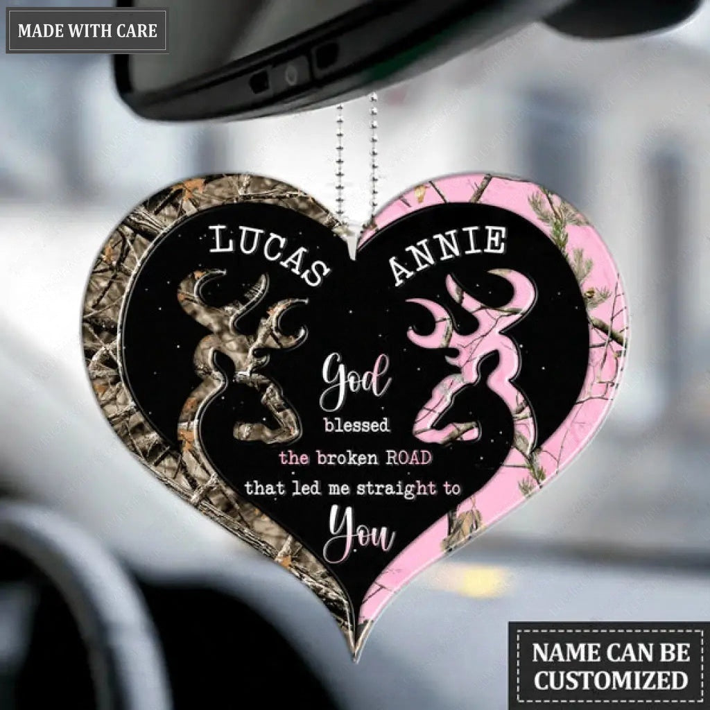 Camo Couple Buck And Doe Collection Personalized Ornament