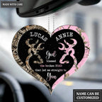 Camo Couple Buck And Doe Collection Personalized Ornament