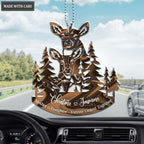 Forest Deer Mother And Daughter Personalized Ornament