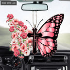Hibiscus Flower Butterfly Faith Ornament