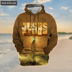 Jesus Art Way Maker Miracle Worker Hoodie