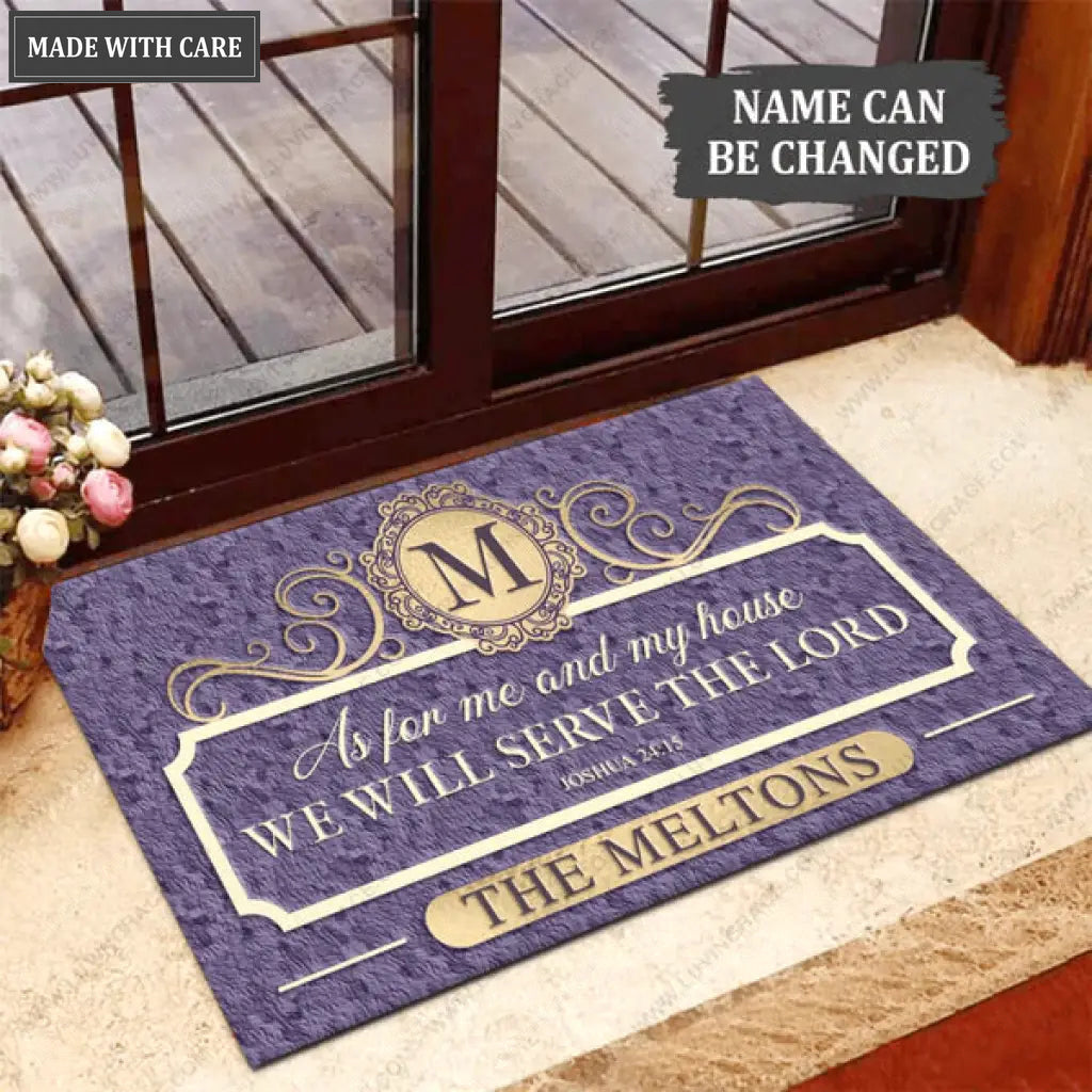 Collection Of Family Name Personalized Doormat