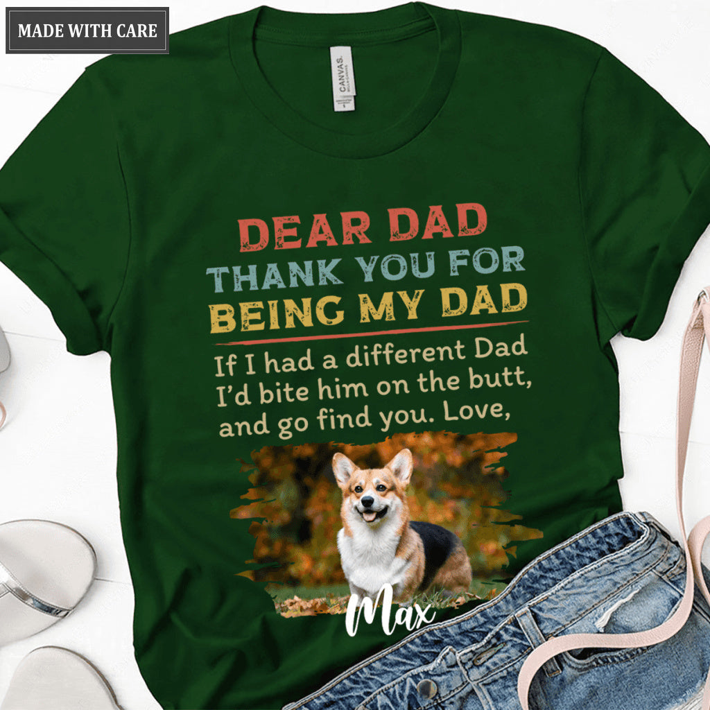 Dear Dad Personalized Custom T-Shirt